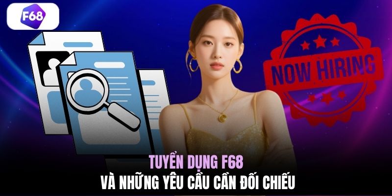 Tuyển dụng F68 và những yêu cầu cần đối chiếu